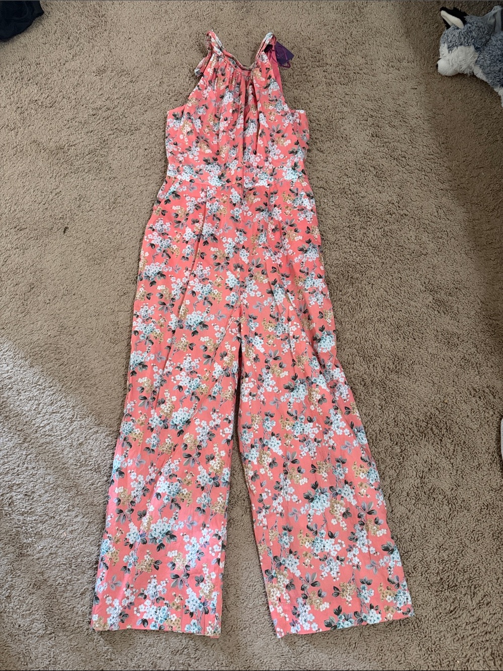 Floral J Crew jumpsuit